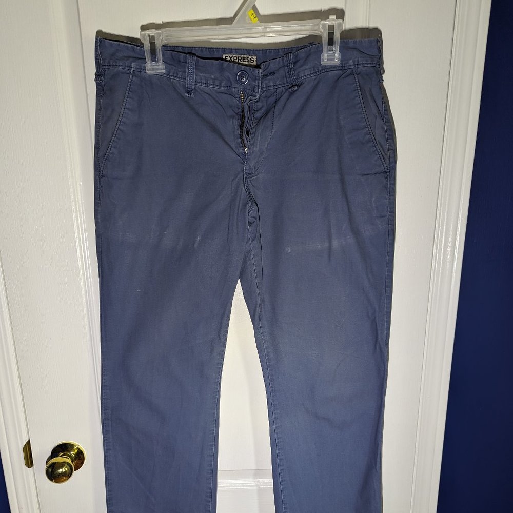 Express Blue Chino Photographer Style 32x32